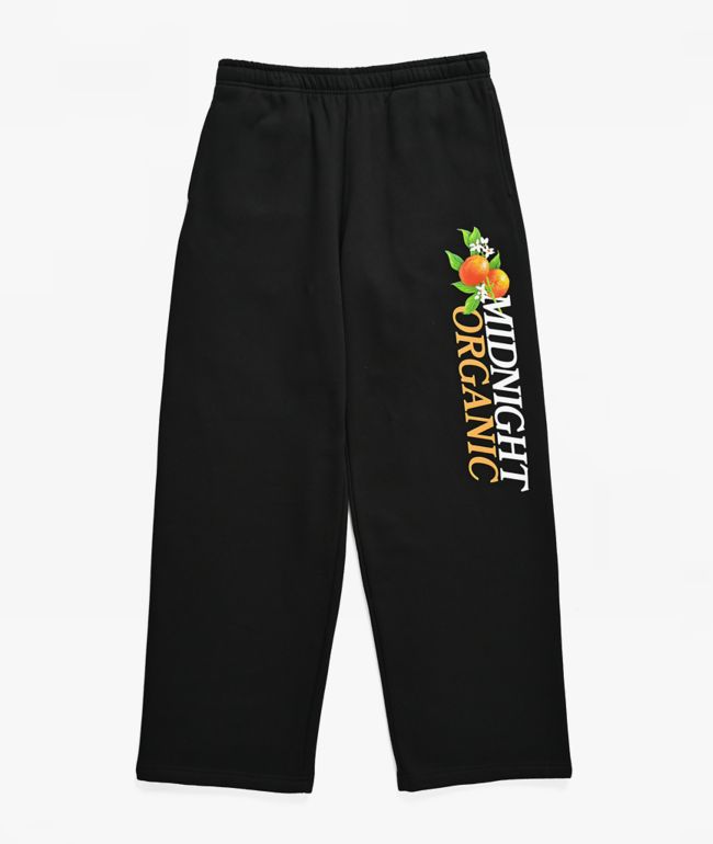 Midnight Organic Citrus Black Sweatpants - Midnight Organic