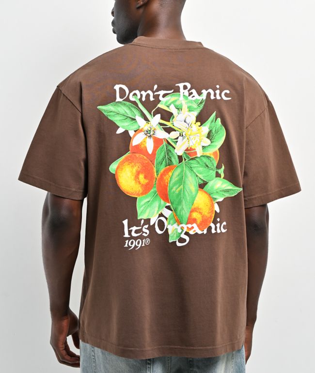 Midnight Organic It's Organic Brown T-Shirt - Midnight Organic