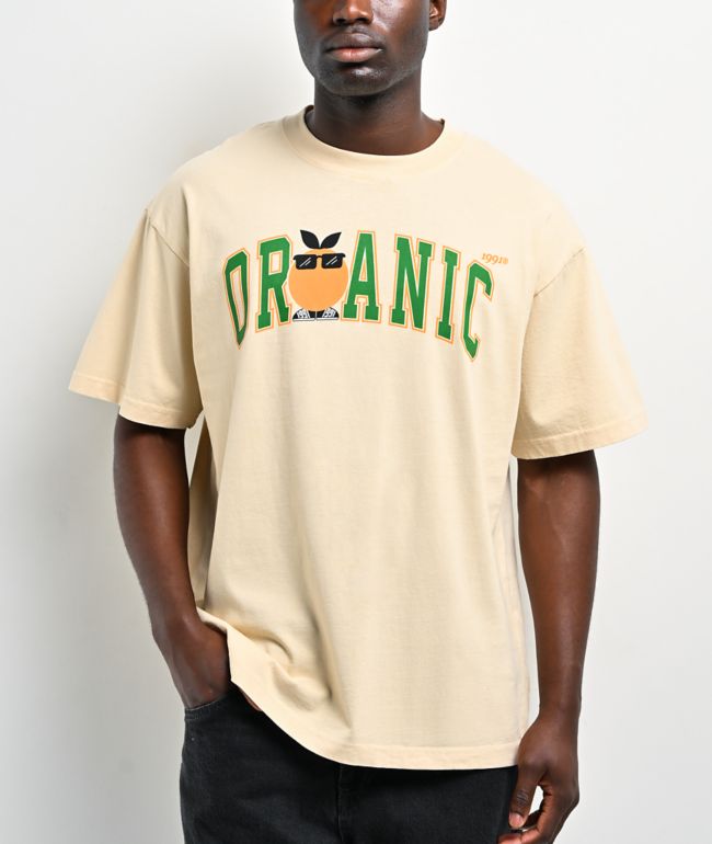 Midnight Organic Mr. Midnight Cream T-Shirt - Midnight Organic