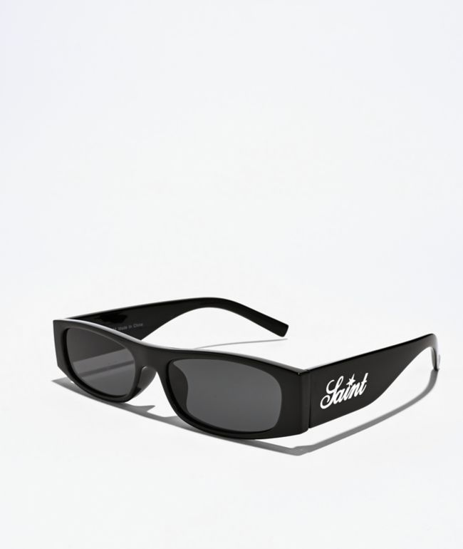 Saint Black Rectangle Sunglasses - ACE