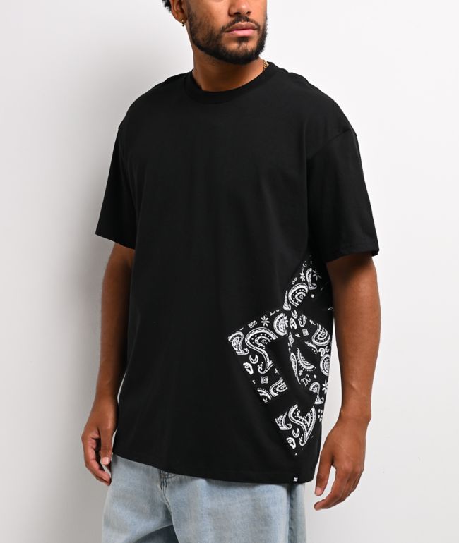 DC Lanai Black & Paisley T-Shirt - DC