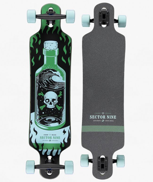 Sector 9 x Chomp Meridian Potion 40" Drop Through Longboard Complete - Sector 9