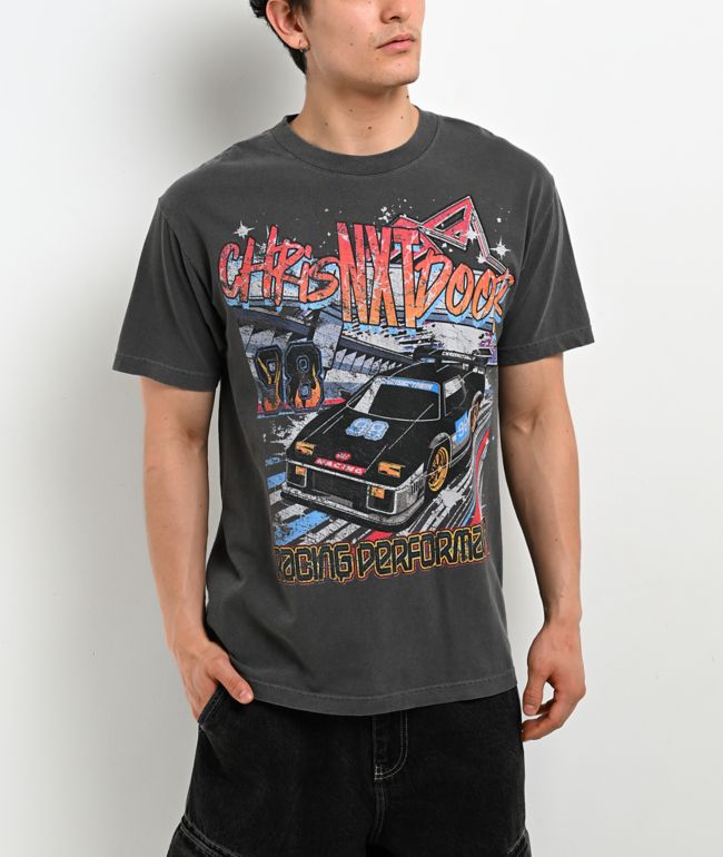 ChrisNxtDoor Performance Grey Wash T-Shirt - ChrisNxtDoor