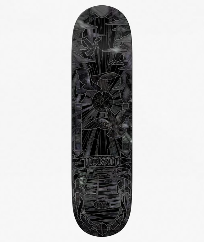 Real Mason Black Sunday Cathedral 8.25" Skateboard Deck - Real Skateboards