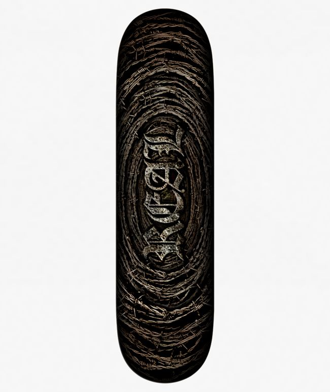 Real Team Barbed Wire Oval 8.5" Skateboard Deck - Real Skateboards
