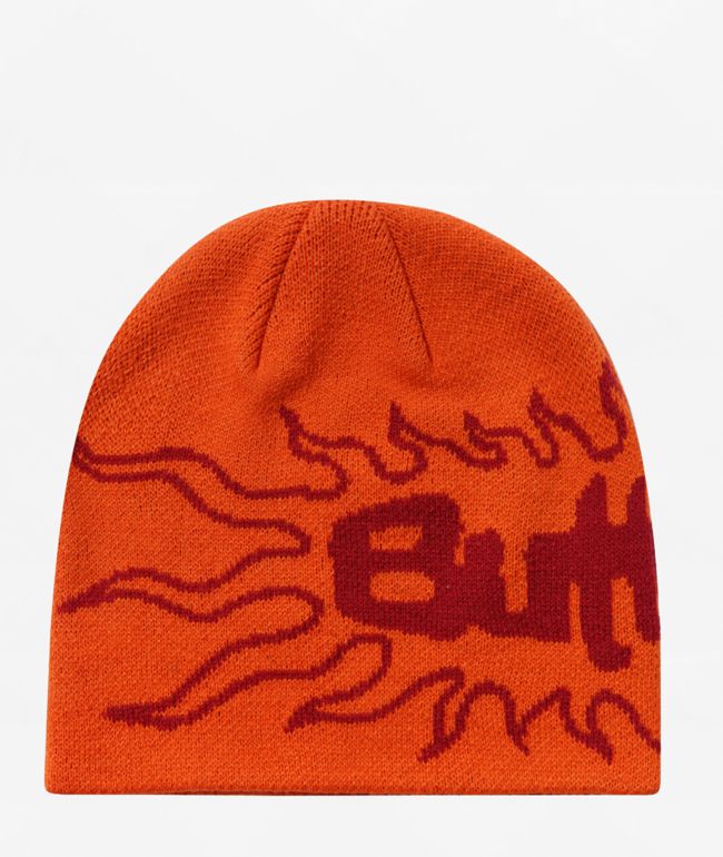 Butter Goods Solar Orange Skully Beanie - Butter Goods