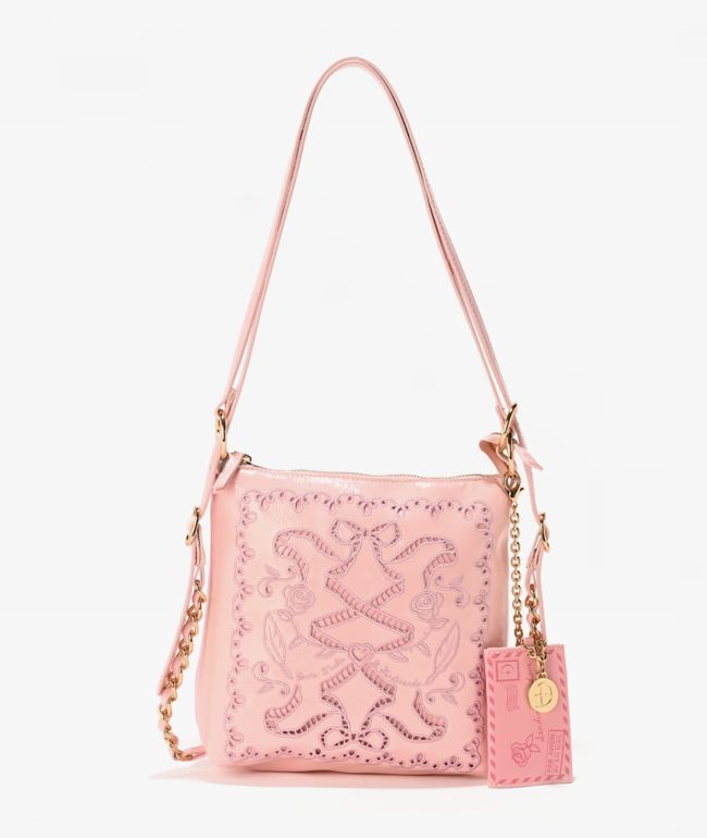 DiFerdinando Ribbon Reverie Pink Flare Mini Shoulder Bag - DiFerdinando