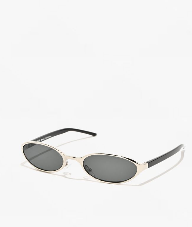 Petals and Peacocks Consti Silver & Black Sunglasses - Petals and Peacocks
