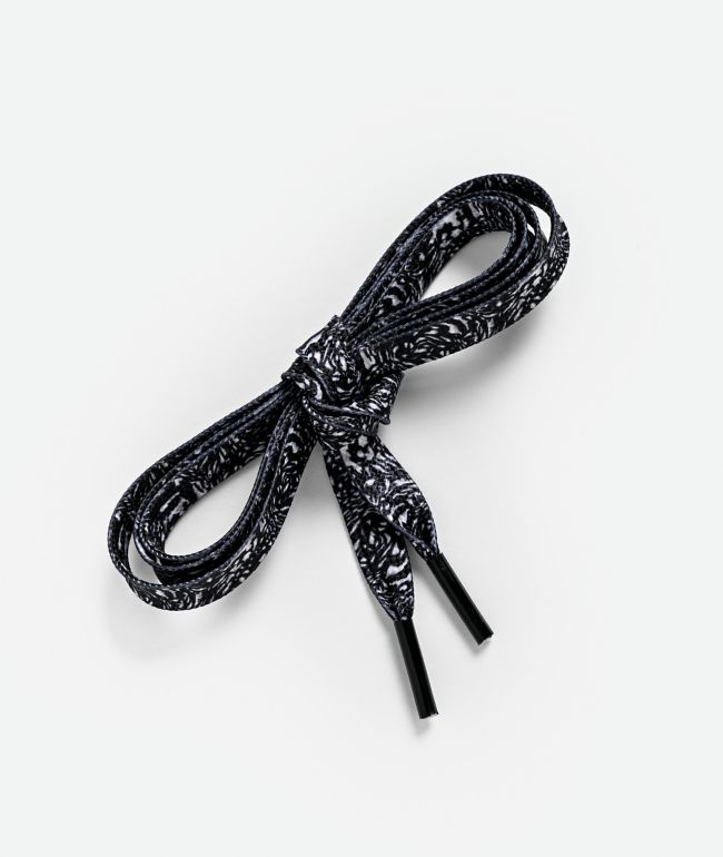 Ella Shea Swirl Black & Grey Shoelaces - Ella Shea