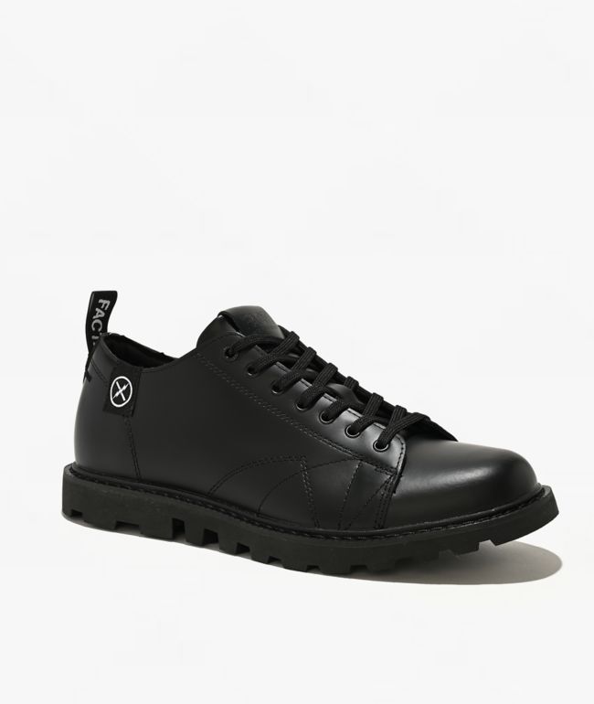 FACT. Monkey Black Leather Shoes - FACT