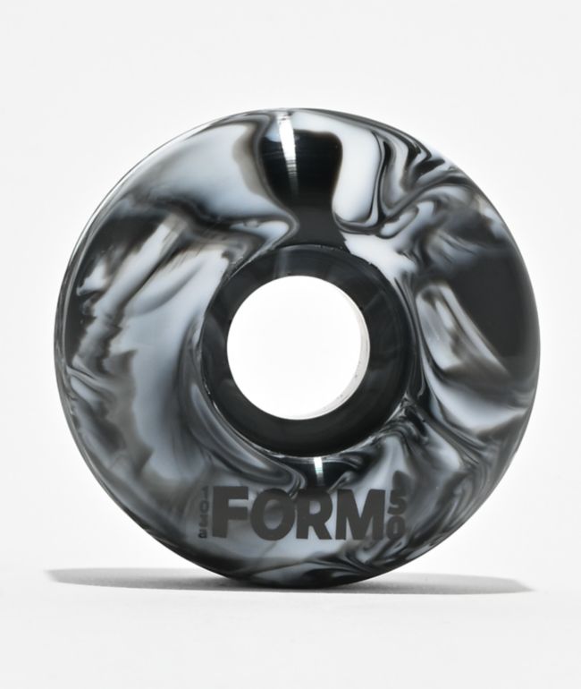 Form 103a Black & White Swirl Skateboard Wheels - Form Wheels