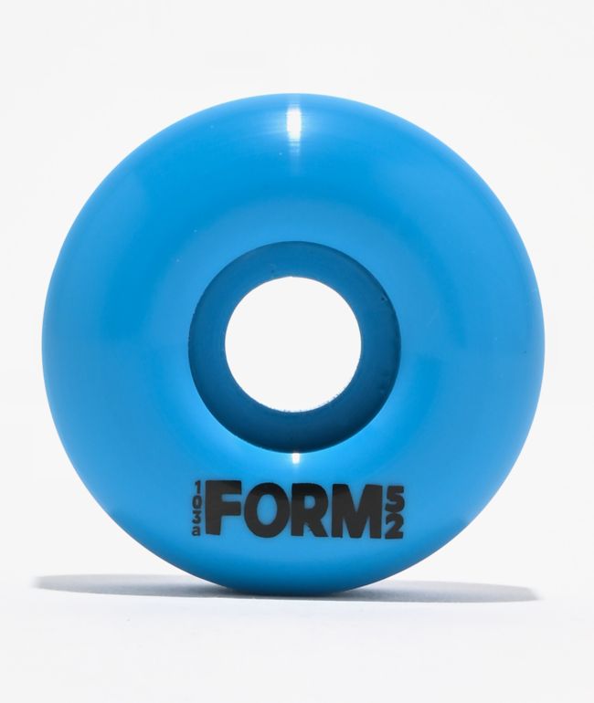Form 52mm 103a Electric Cyan Skateboard Wheels - Form Wheels