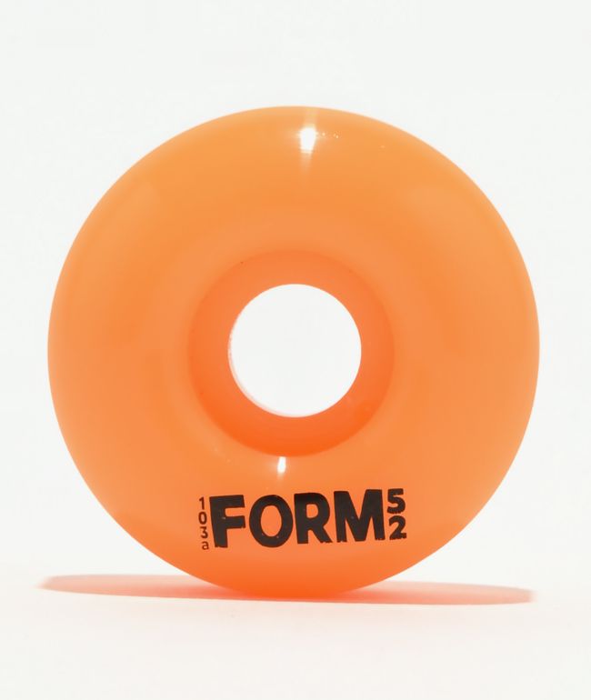 Form 103a Neon Orange Skateboard Wheels - Form Wheels