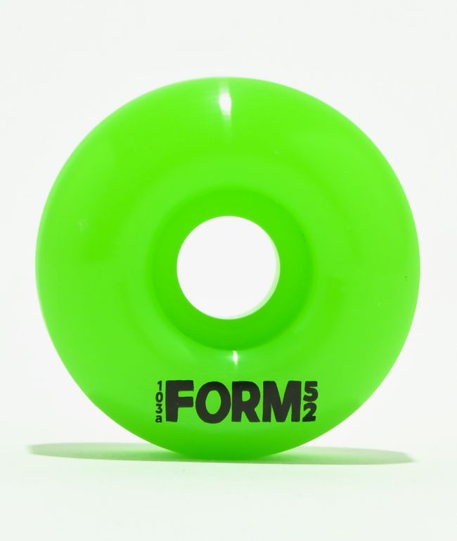 Form 103a Neon Green Skateboard Wheels - Form Wheels