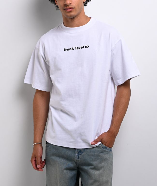 A.LAB Freak Level Infinity White T-Shirt - A.LAB