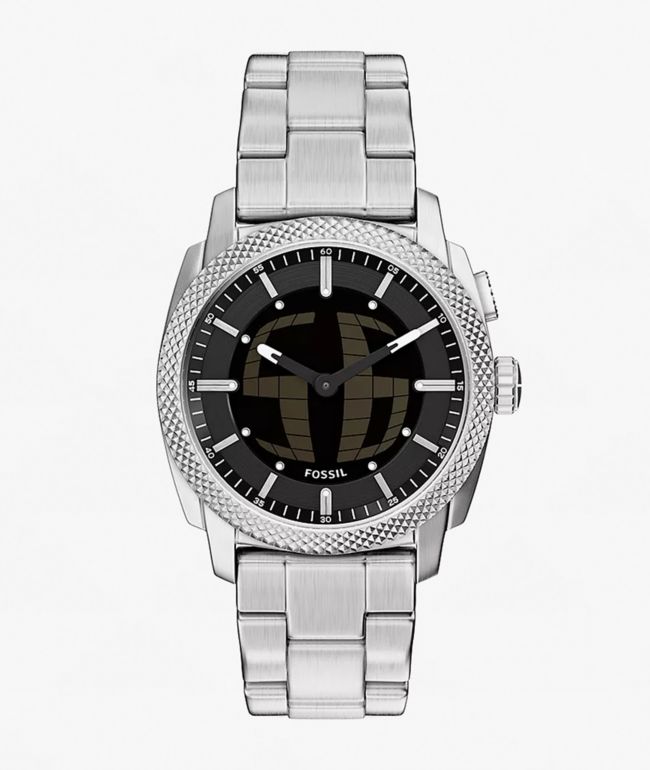 Fossil Big Tic Silver Analog & Digital Watch - Fossil