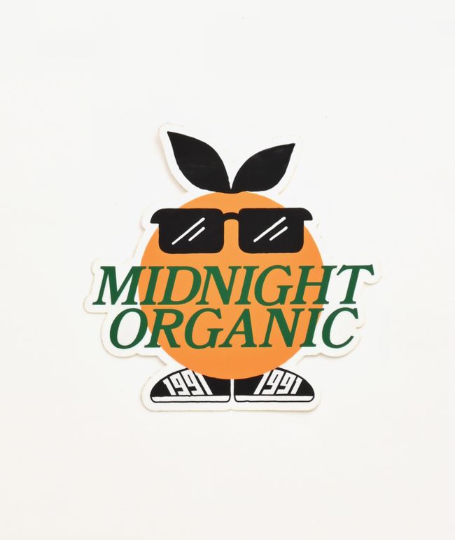 Midnight Organic Mr. Midnight Logo Sticker - Midnight Organic