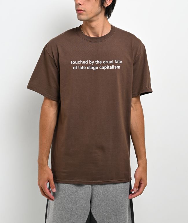 A.LAB Cruel Fate Brown T-Shirt - A.LAB