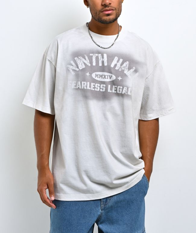 Ninth Hall D2 Shop Dirty White T-Shirt - Ninth Hall