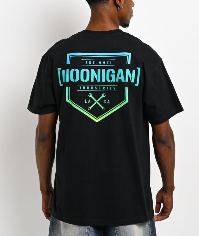 Hoonigan Bracket Black T-Shirt - HOONIGAN