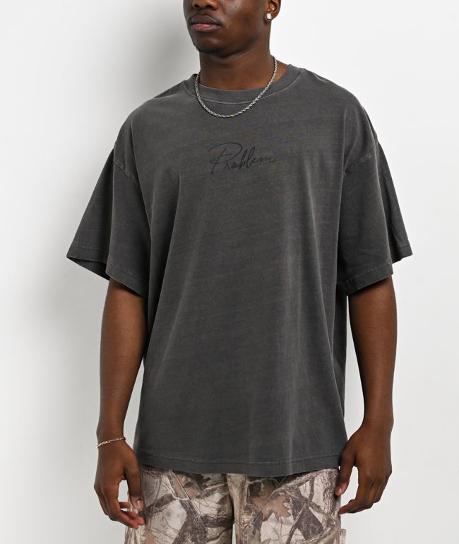 Ninth Hall Problem Grey Wash T-Shirt - Ninth Hall