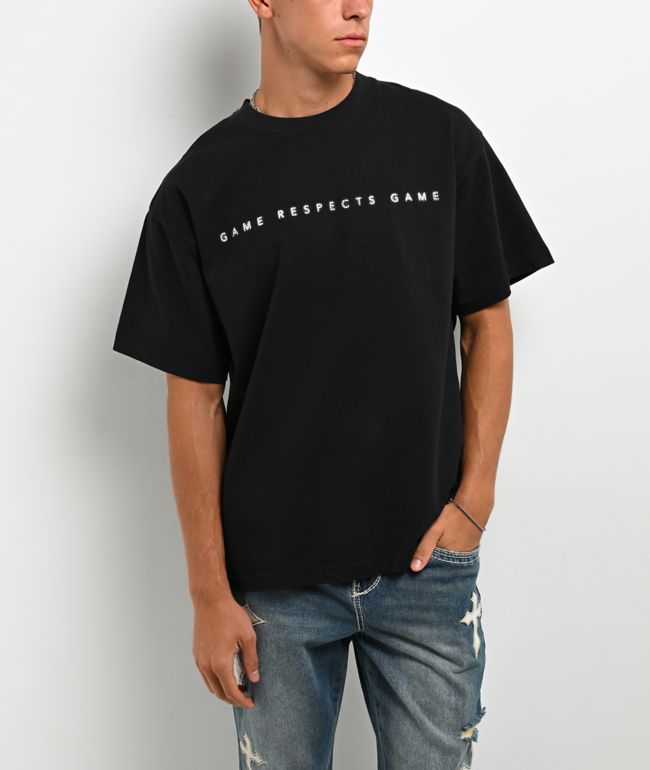 Ninth Hall Game Respects Game Black T-Shirt - Ninth Hall