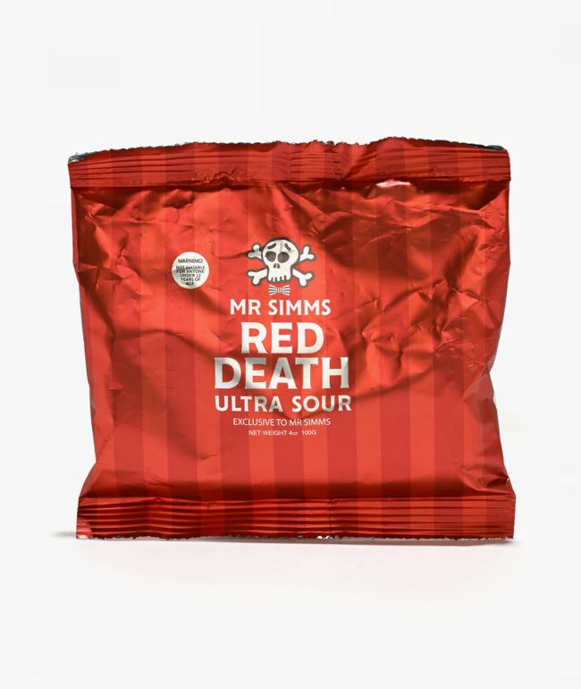 Mr. Simms Red Death Ultra Sour Hard Candy - Mr.simms