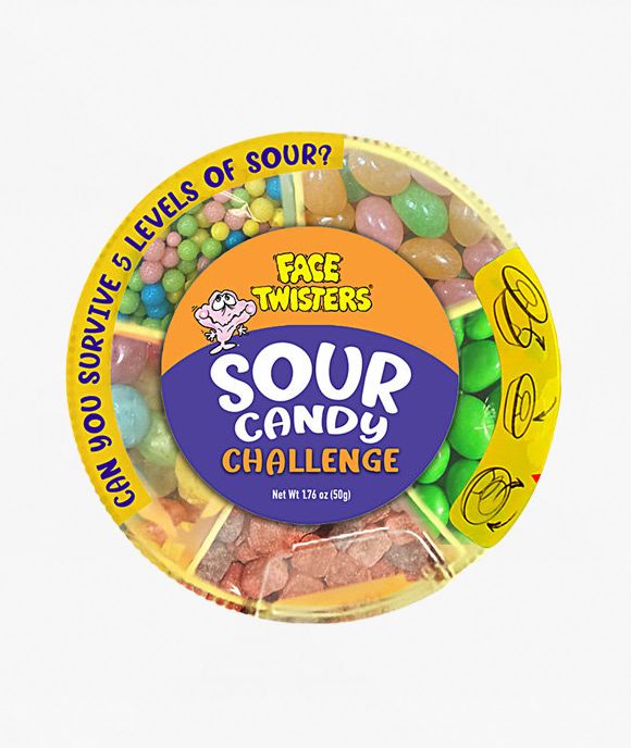 Face Twisters Sour Candy Challenge - Face Twisters