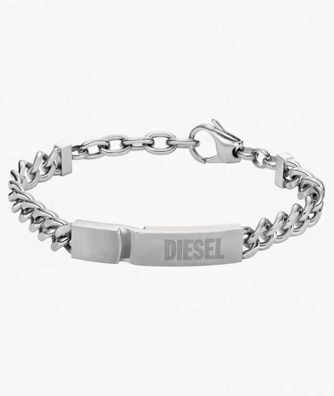 Diesel ID Silver Bracelet - Diesel