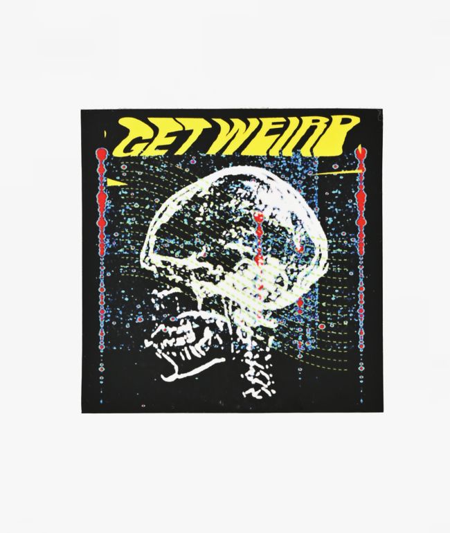 Get Weird Scanners Sticker - 