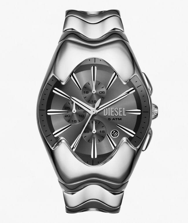 Diesel Mercurial Chronograph Silver Analog Watch - Diesel