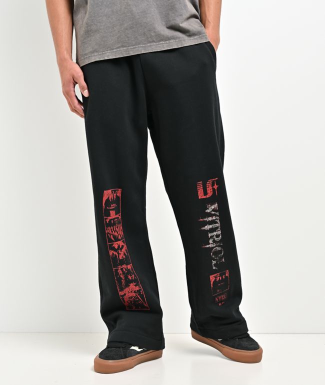 Vitriol Demons Black Baggy Sweatpants - Vitriol