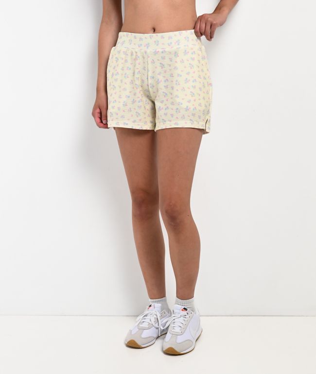 Happy Camp3r Cloud Sweetheart Yellow Lounge Shorts - Happy Camp3r