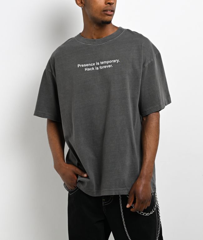A.LAB Hack Is Forever Vintage Grey T-Shirt - A.LAB