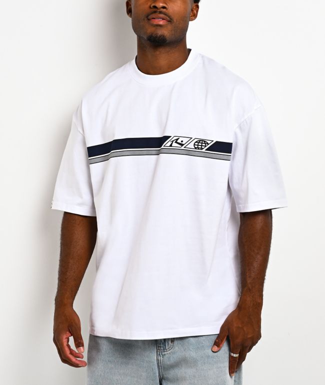 Rusty Strike Out White Heavyweight T-Shirt - Rusty