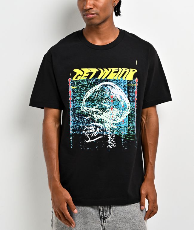 Get Weird Scanners Black T-Shirt - Get Weird