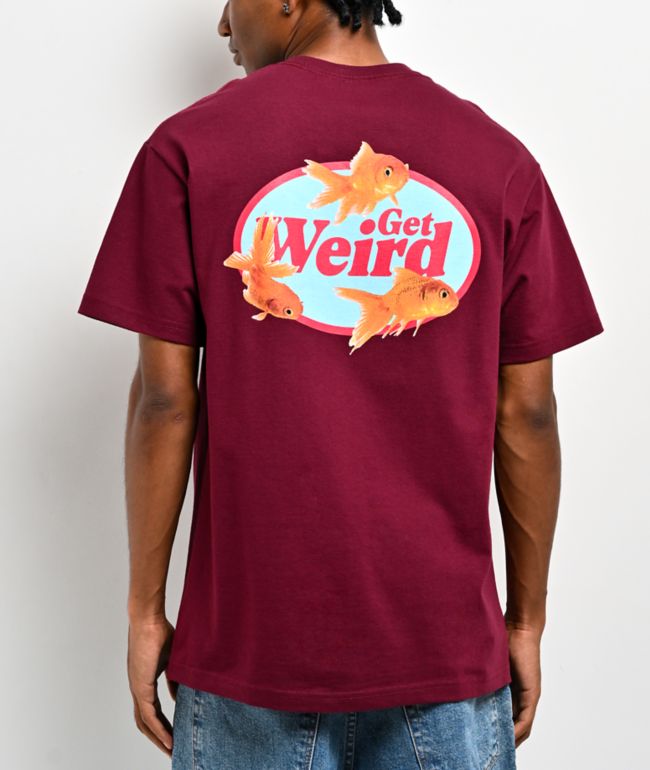 Get Weird Goldfish Red T-Shirt - Get Weird