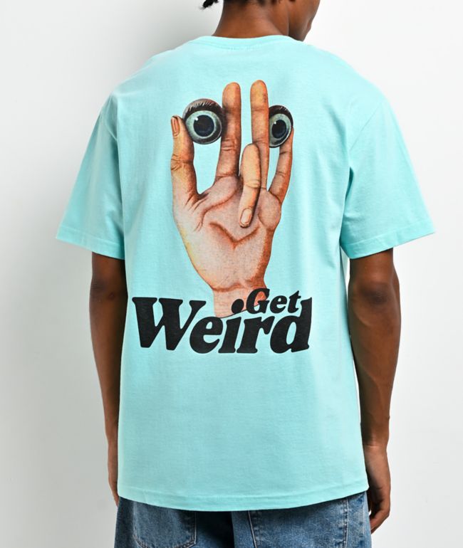 Get Weird Eyeball Aqua T-Shirt - Get Weird