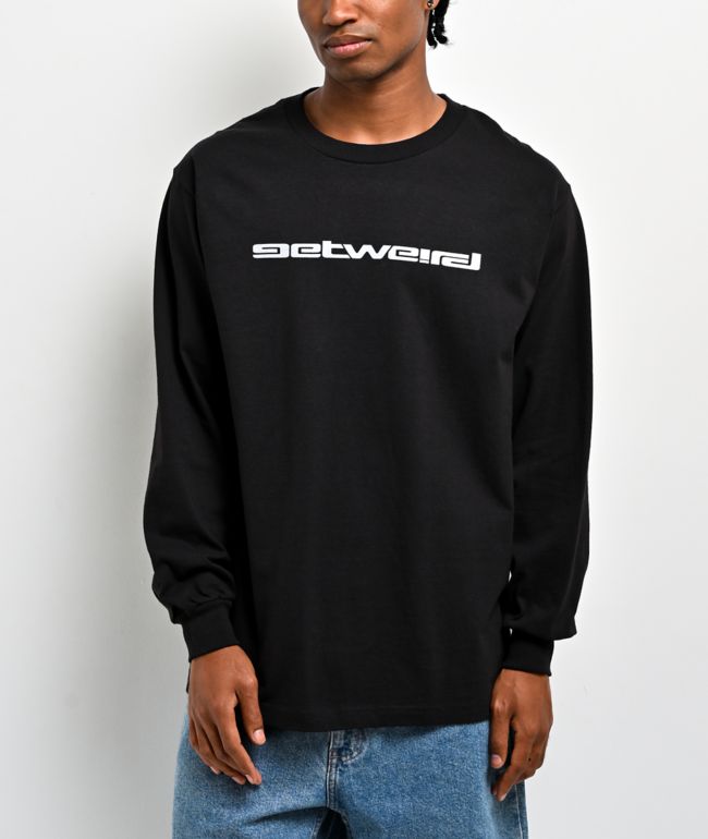 Get Weird Core Black Long Sleeve T-Shirt - Get Weird