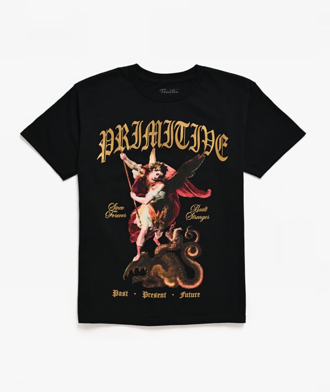 Primitive Kids Defend Black T-Shirt - Primitive
