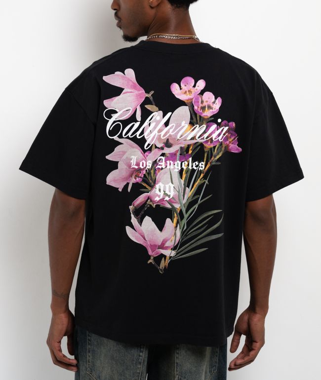 Empyre LA Floral Black T-Shirt - Empyre