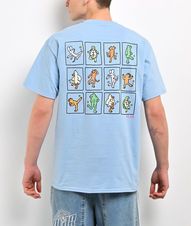 A.LAB Foot Bag Squad Blue T-Shirt - A.LAB