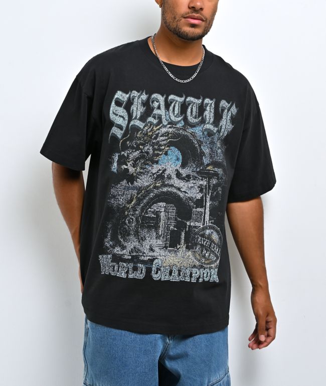 Ninth Hall Seattle Soccer League Black T-Shirt - Ninth Hall
