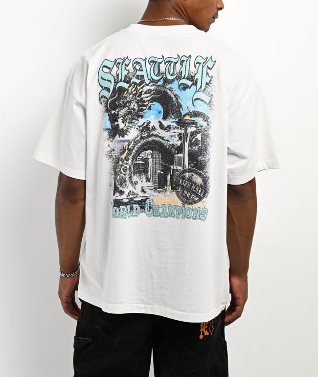Ninth Hall Seattle Soccer League White T-Shirt - Ninth Hall