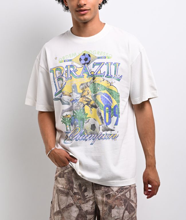 Ninth Hall Brazil Champion White T-Shirt - Ninth Hall
