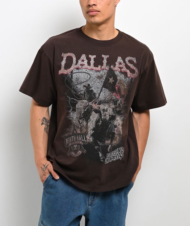 Ninth Hall Dallas Champs Brown T-Shirt - Ninth Hall