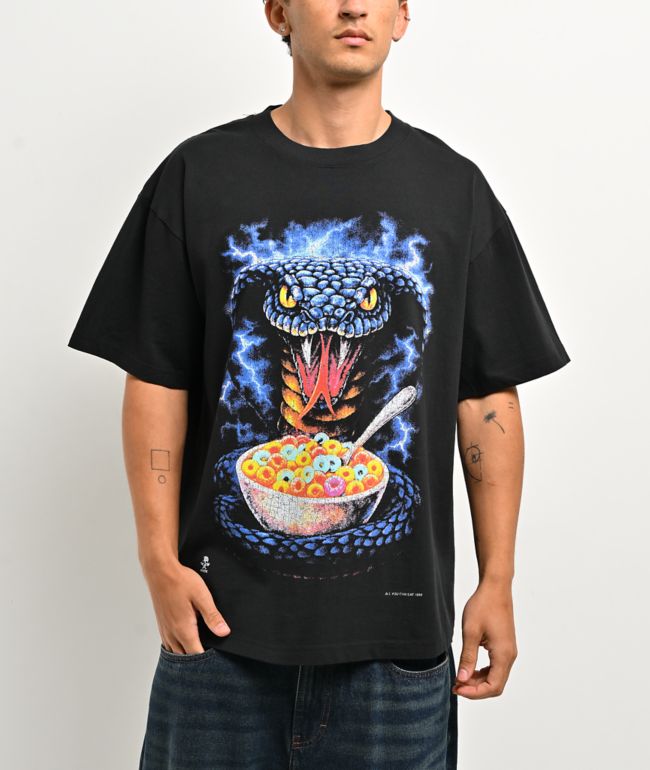 AYCE Pray For Cereal Black T-Shirt - AYCE