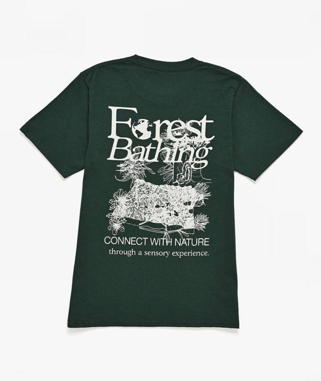 Dravus Kids Forest Bathing Green T-Shirt - Dravus