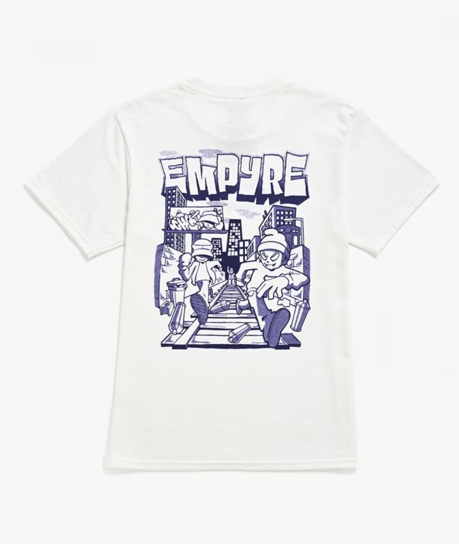 Empyre Kids Runners White T-Shirt - Empyre