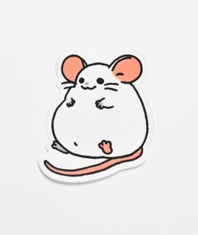 Strike Gently Fat Rat Sticker - Strike Gently